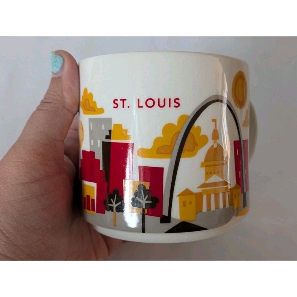 Starbucks You Are Here St Louis City Scene Coffee Mug 14oz